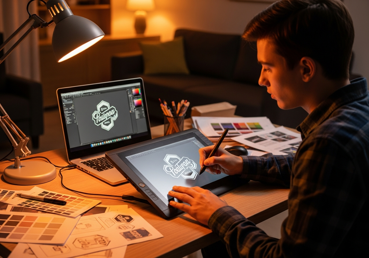 Работа с планшетом